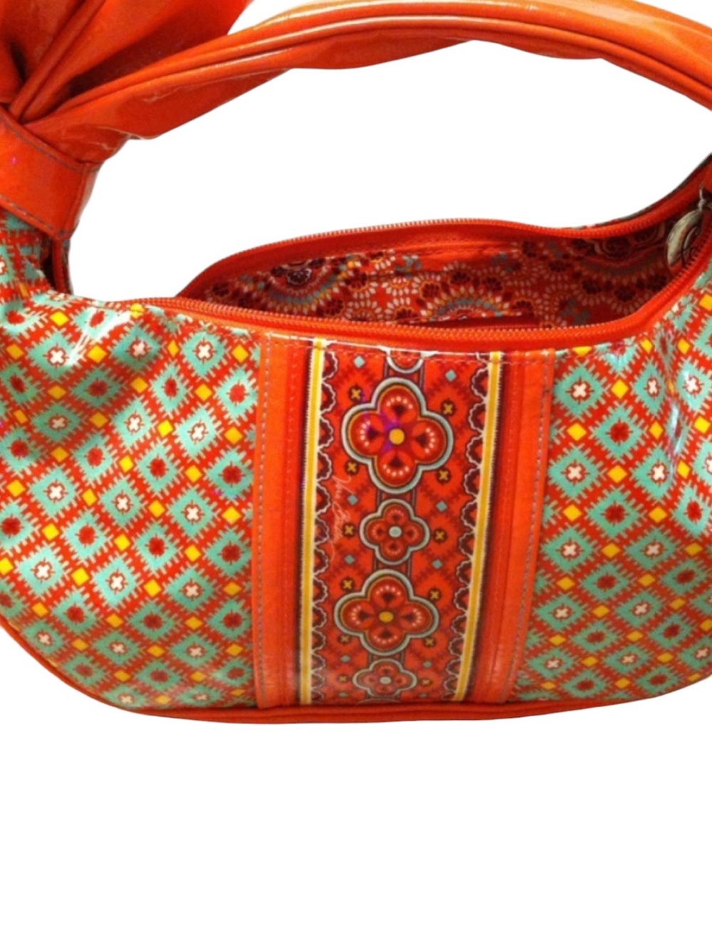 Vera Bradley Paprika Frill Hobo all my love retired purse
